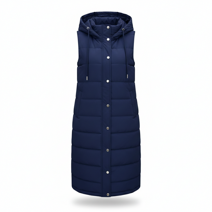 Puffer Hooded Sleeveless Coat LionStyle