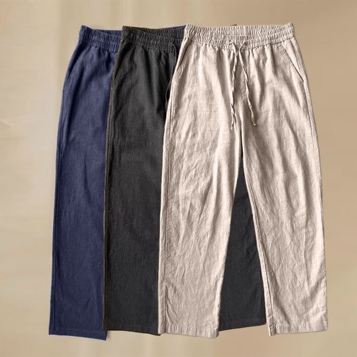 LS | Sandro Relaxed Fit Linen Pants