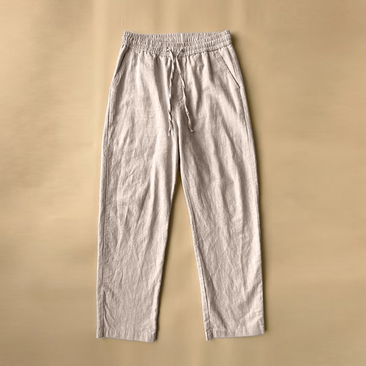 LS | Sandro Relaxed Fit Linen Pants