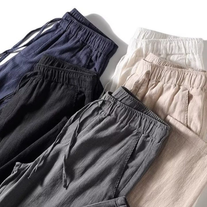 LS | Sandro Relaxed Fit Linen Pants