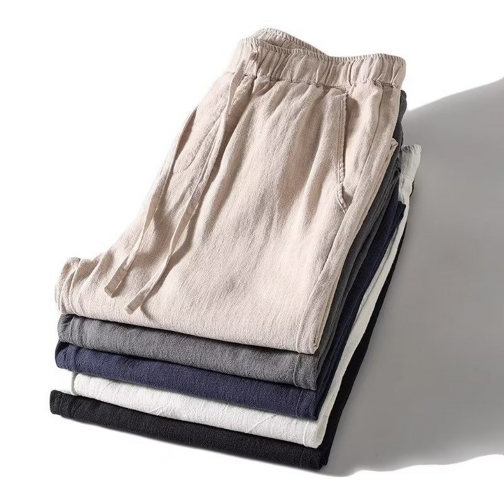 LS | Sandro Relaxed Fit Linen Pants
