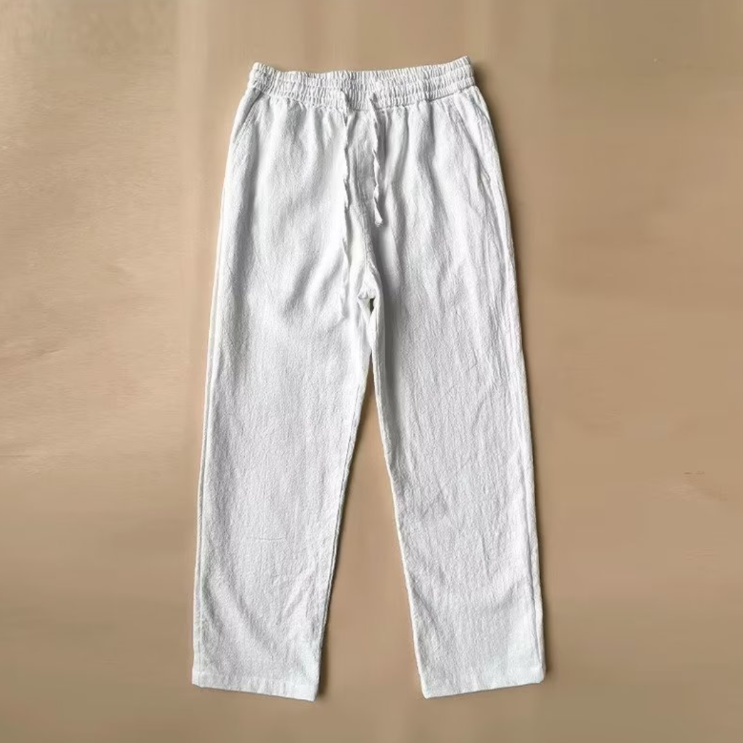 LS | Sandro Relaxed Fit Linen Pants