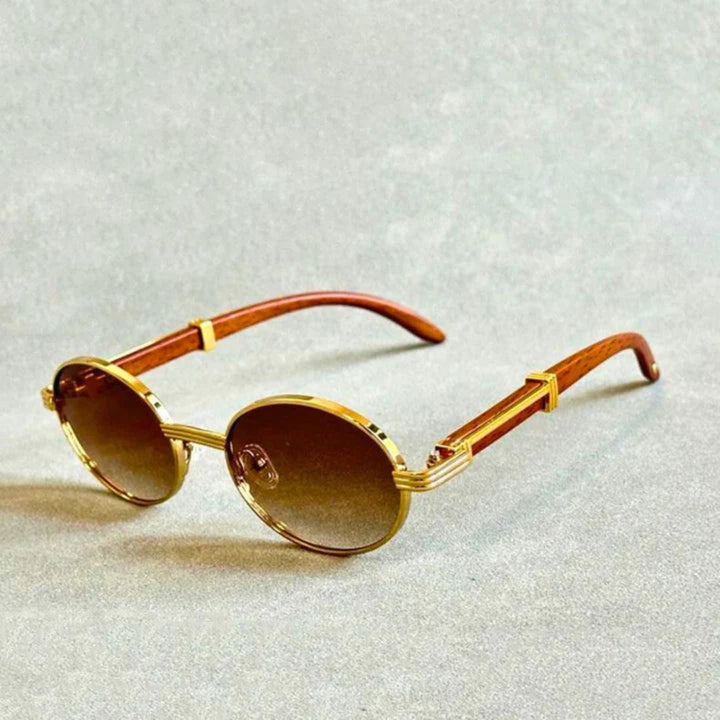 Solara Vintage Round Sunglasses