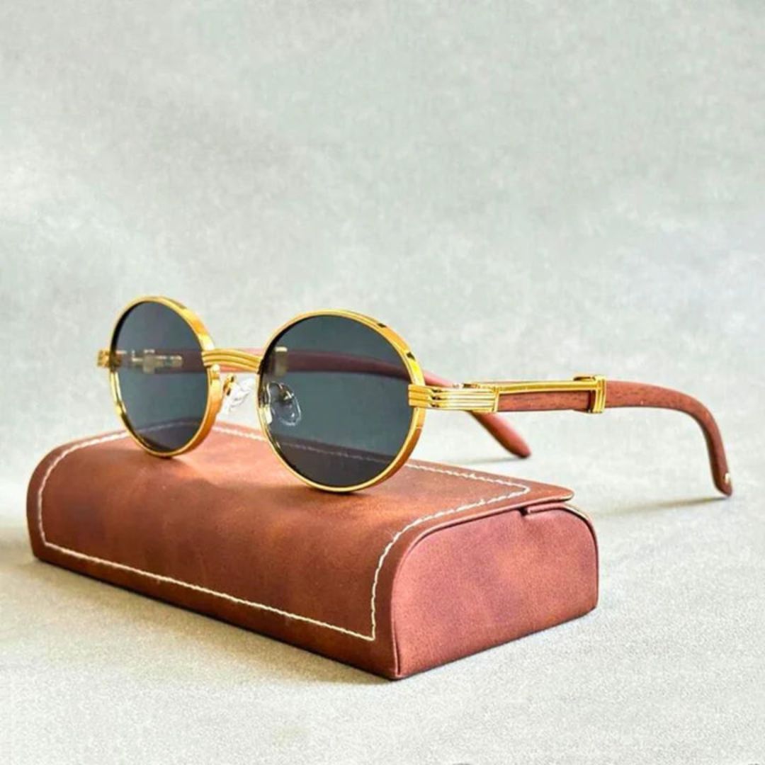Solara Vintage Round Sunglasses