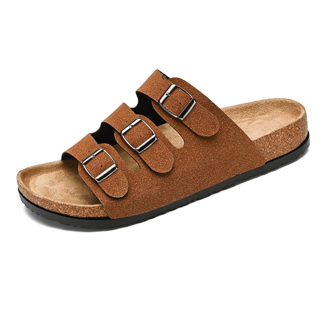Soren Heritage Buckle Slides
