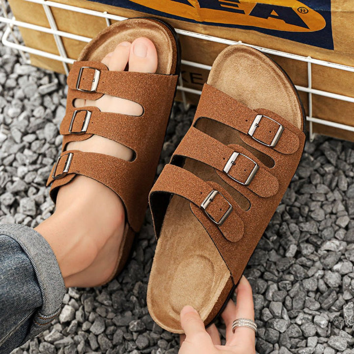 Soren Heritage Buckle Slides