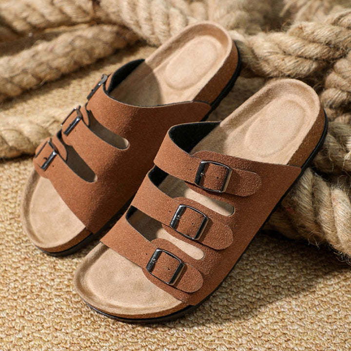 Soren Heritage Buckle Slides