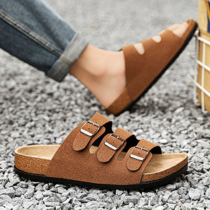 Soren Heritage Buckle Slides