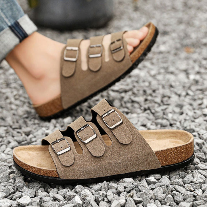 Soren Heritage Buckle Slides