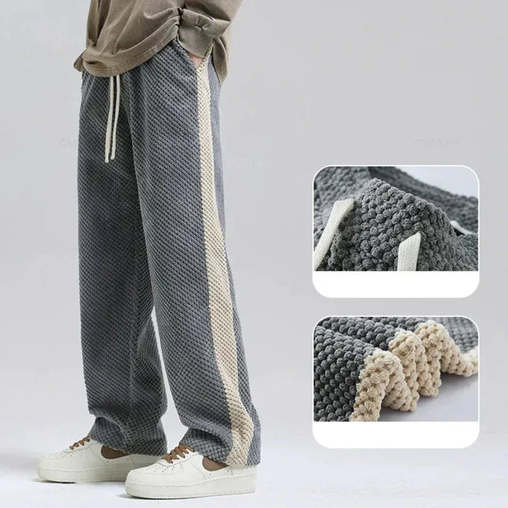 LS | Textured Waffle Cord Joggers