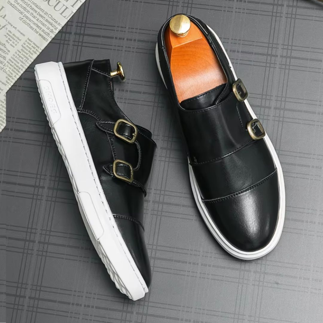 Theo Dual Monk Loafers