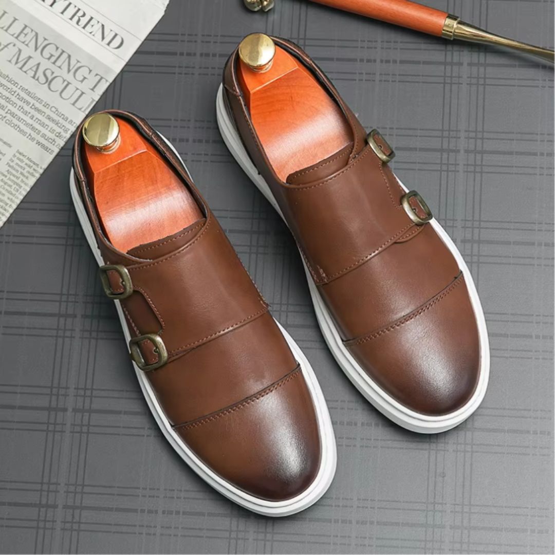 Theo Dual Monk Loafers