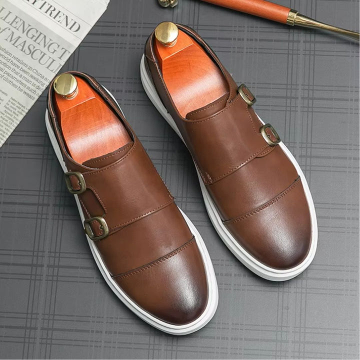 Theo Dual Monk Loafers