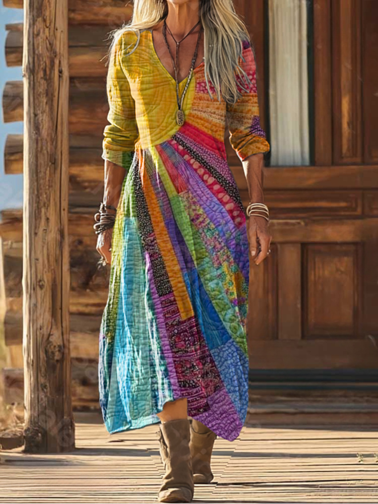 Orla | Bohemian Sun Design Dress