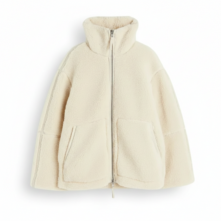 Women Casual Plush Zip Jacket LionStyle