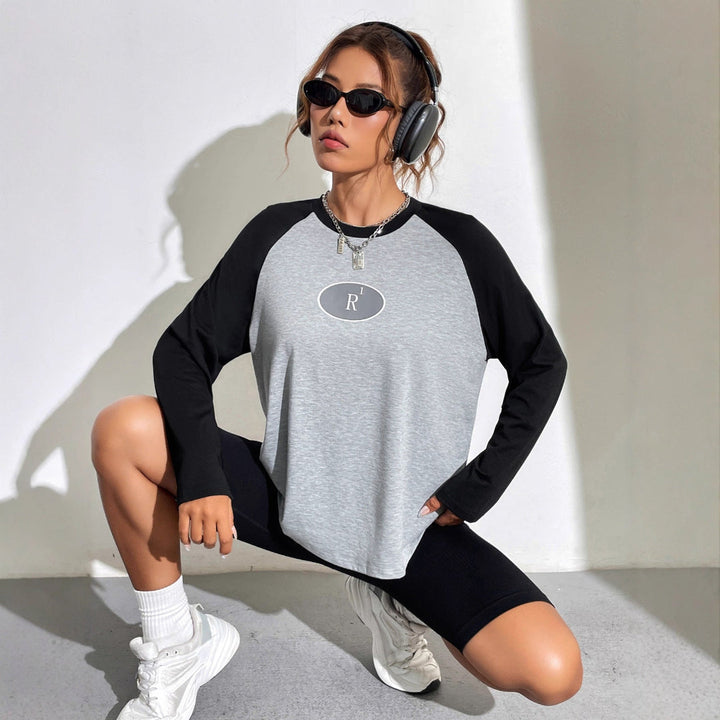 Women Chic Relaxed Raglan Top LionStyle