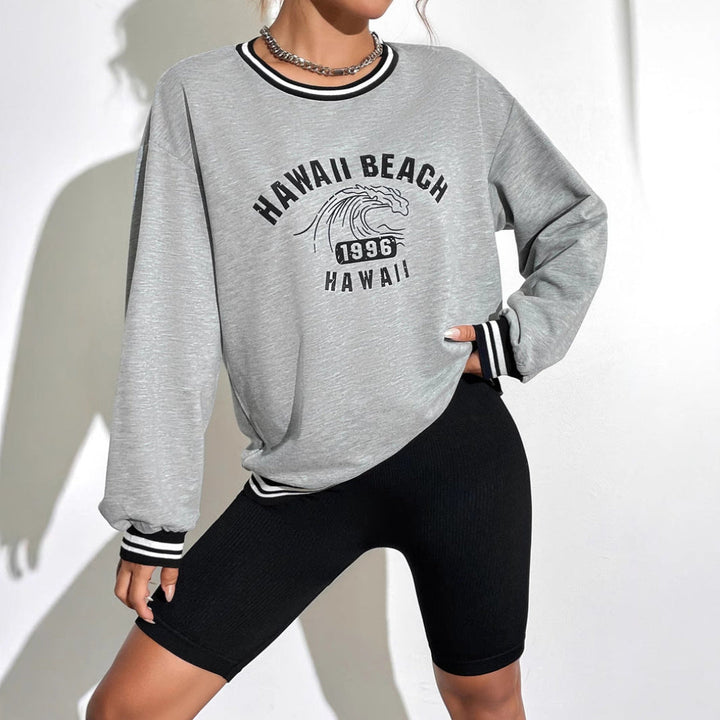 Women Hawaii Graphic Sweatshirt LionStyle