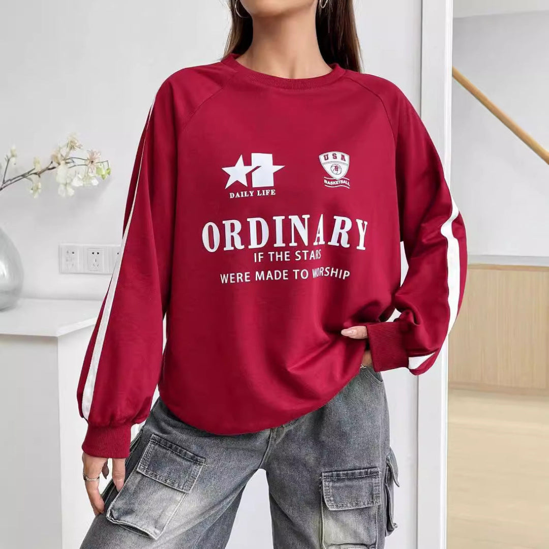 Women Trendy Graphic Sweatshirt LionStyle