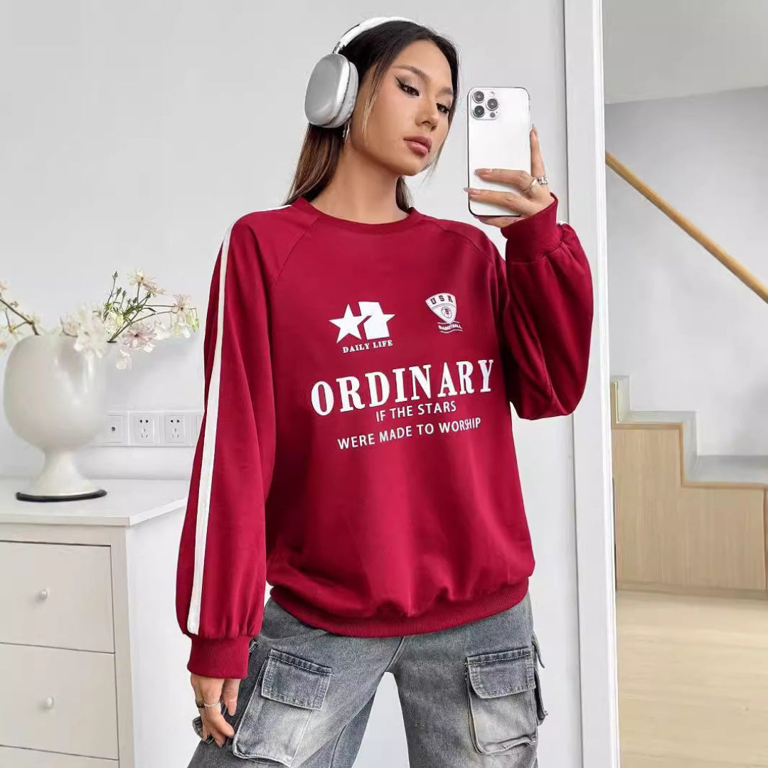 Women Trendy Graphic Sweatshirt LionStyle