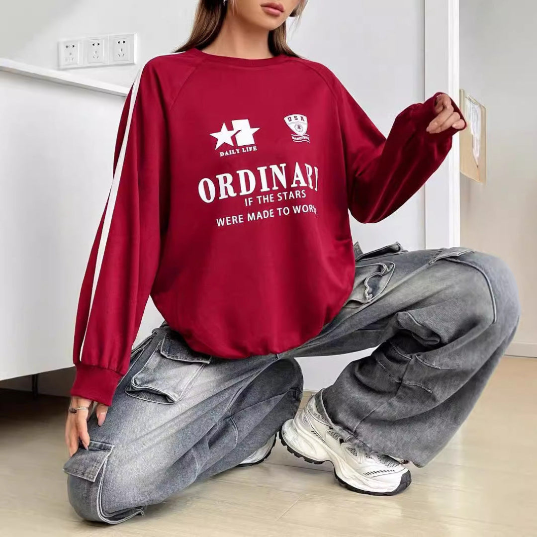 Women Trendy Graphic Sweatshirt LionStyle