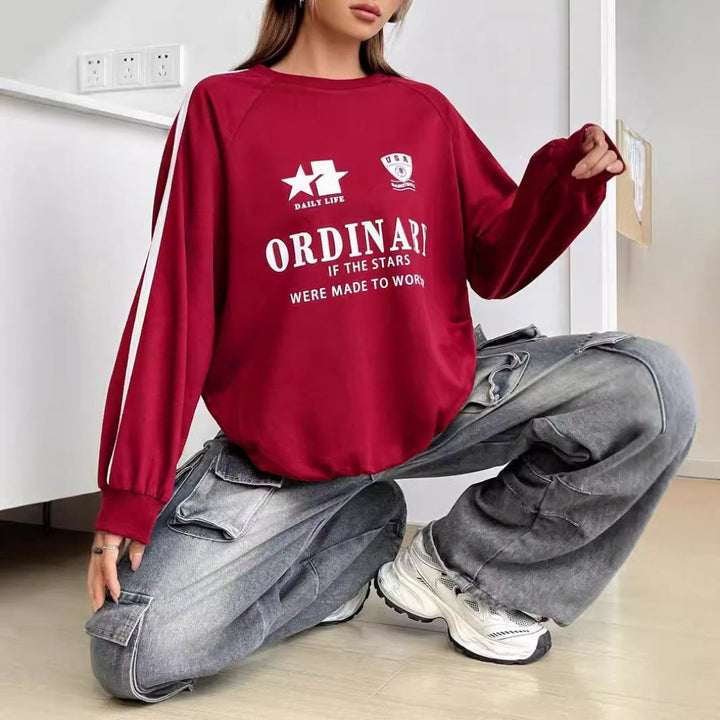 Women Trendy Graphic Sweatshirt LionStyle