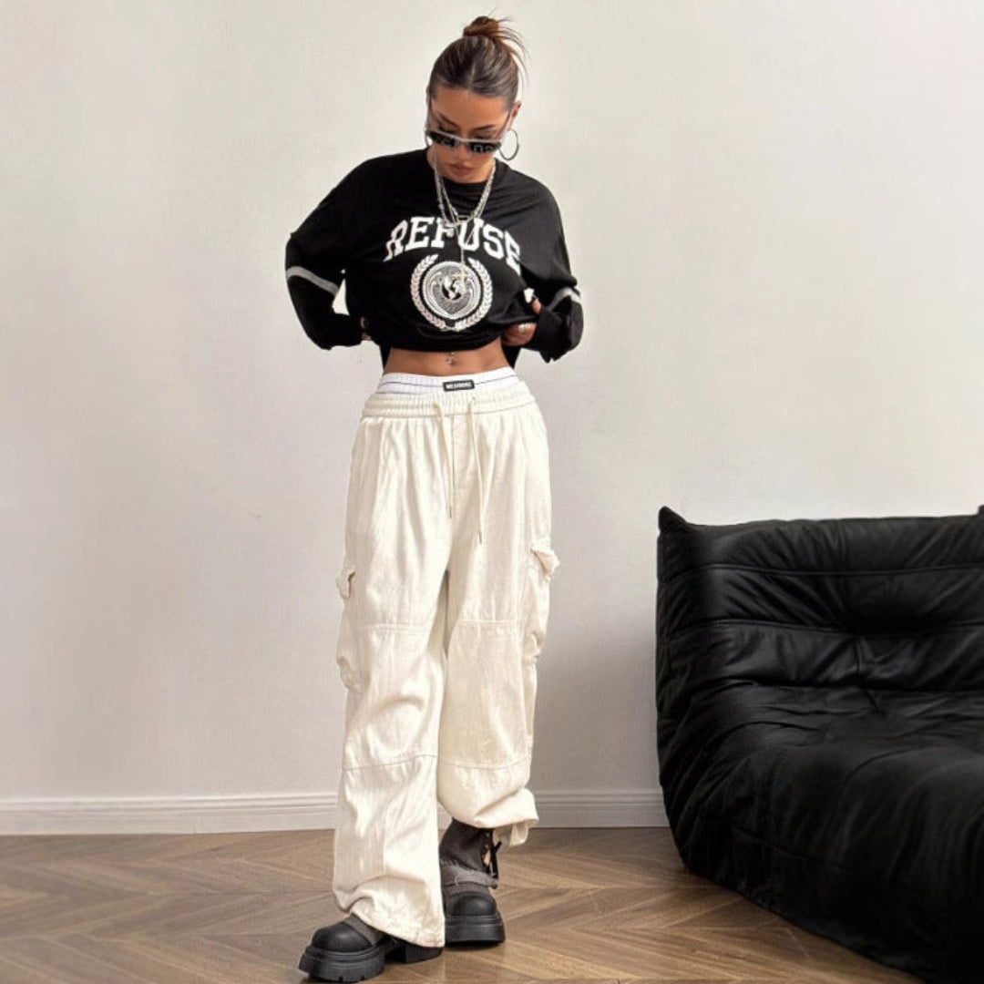 Women Vintage College Sweatshirt LionStyle