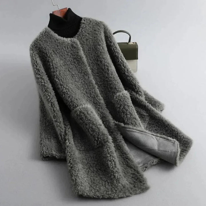 Women’s Faux Shearling Long Coat