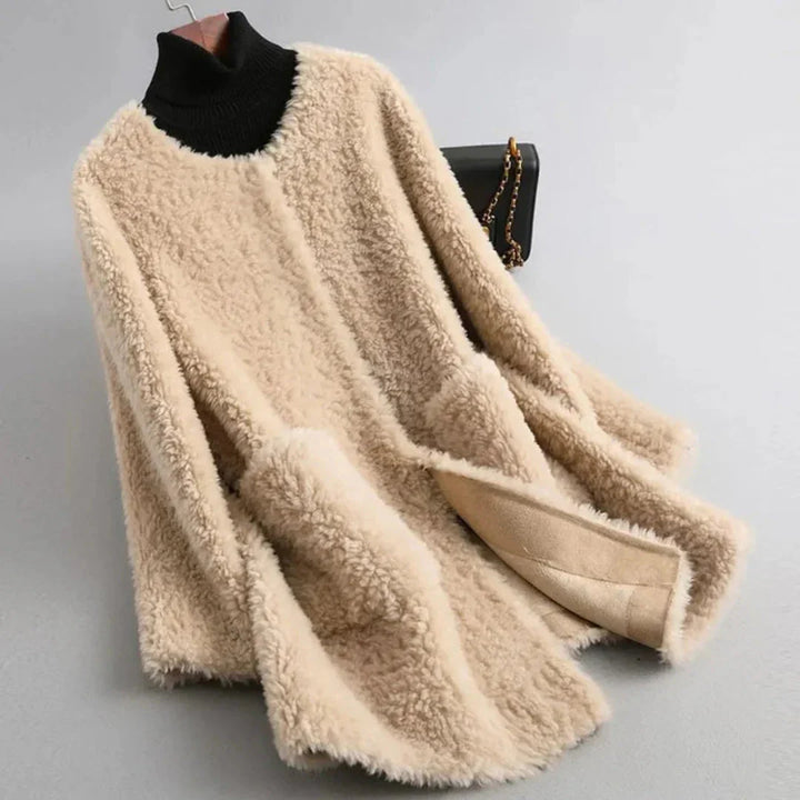 Women’s Faux Shearling Long Coat
