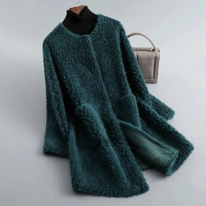 Women’s Faux Shearling Long Coat