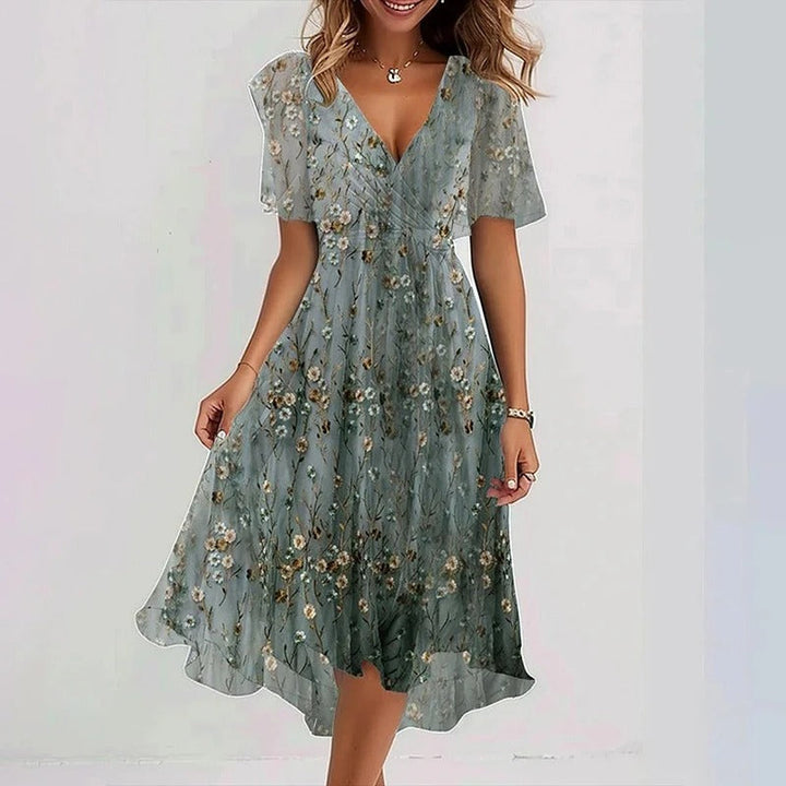 Iris| Elegant Colourful Dress