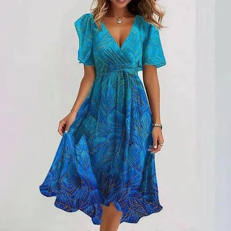 Iris| Elegant Colourful Dress