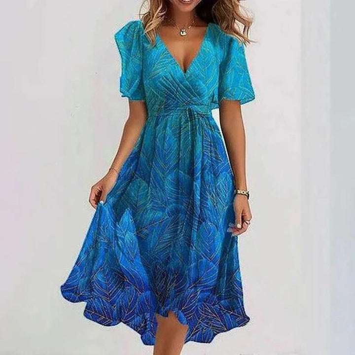 Iris| Elegant Colourful Dress