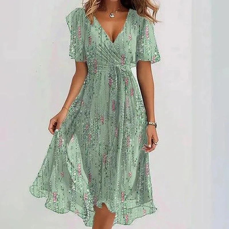Iris| Elegant Colourful Dress
