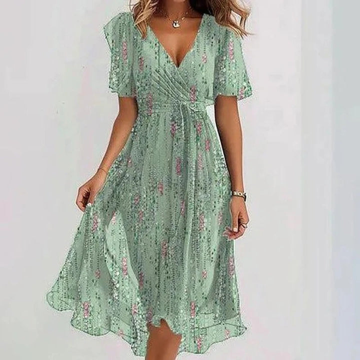 Iris| Elegant Colourful Dress