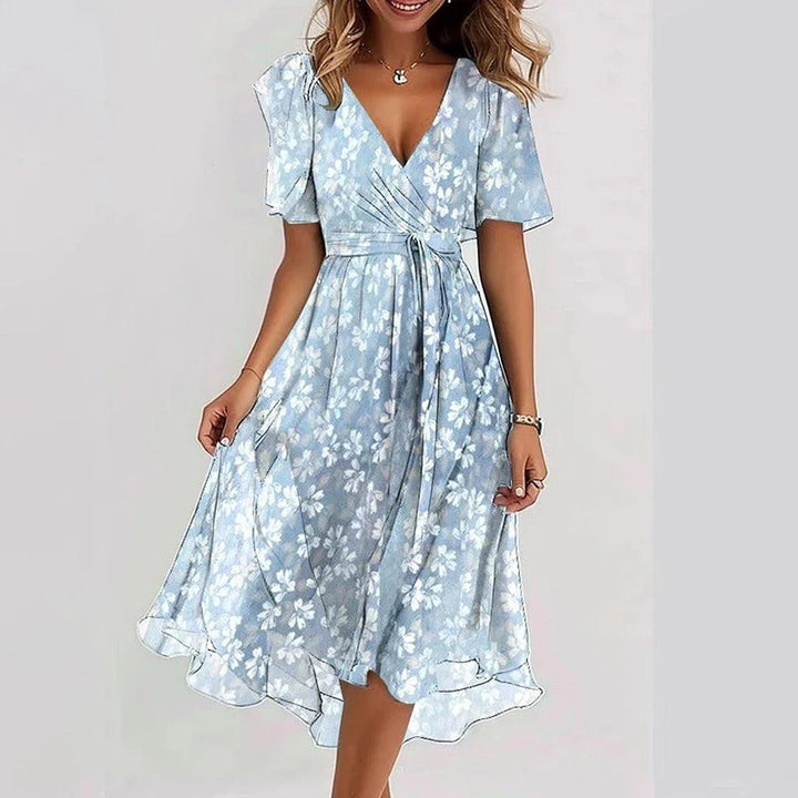 Iris| Elegant Colourful Dress