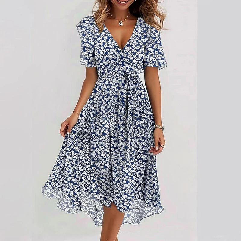 Iris| Elegant Colourful Dress