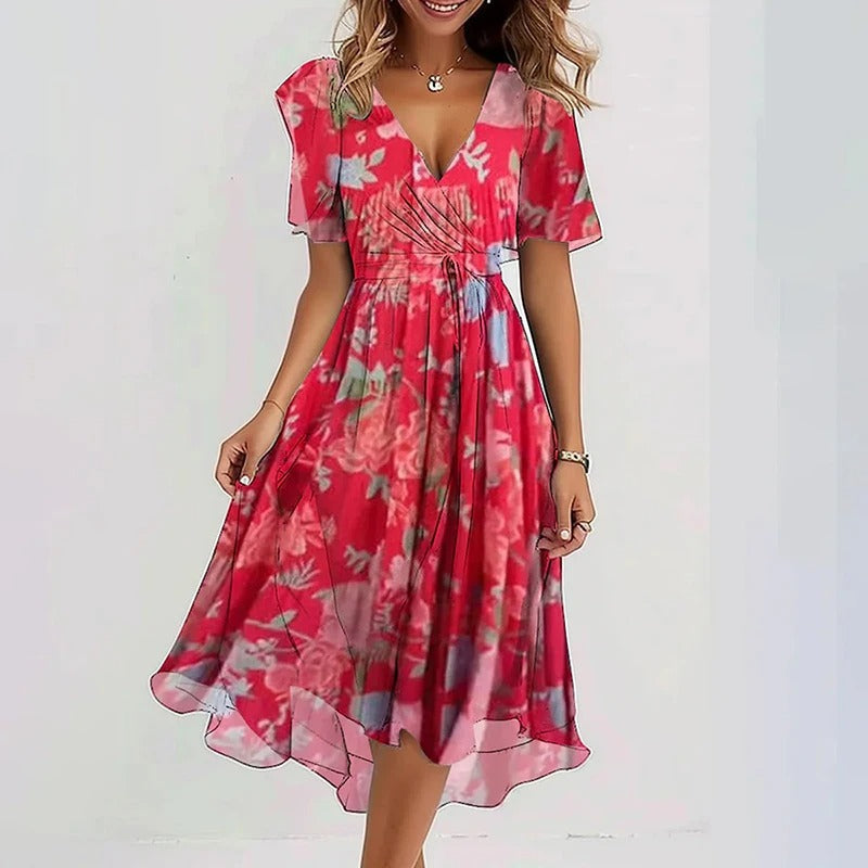 Iris| Elegant Colourful Dress