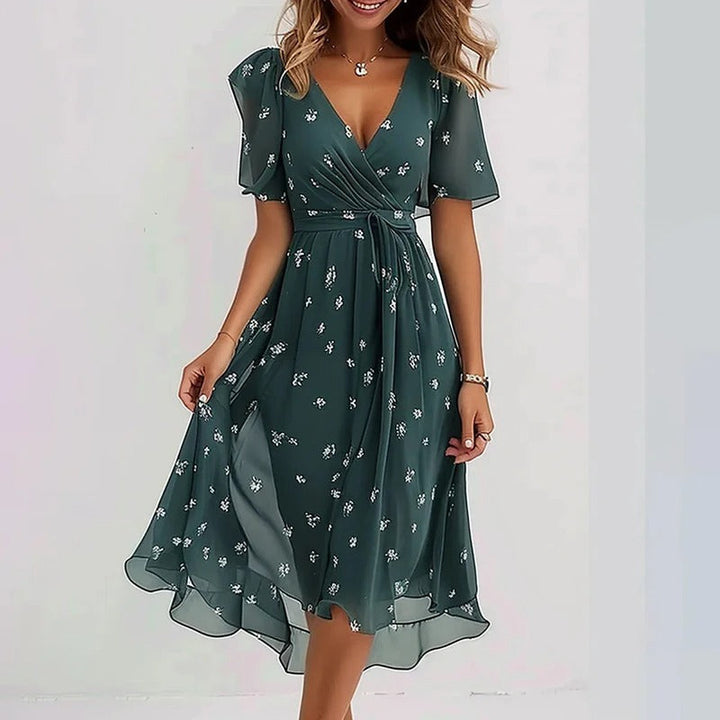 Iris| Elegant Colourful Dress