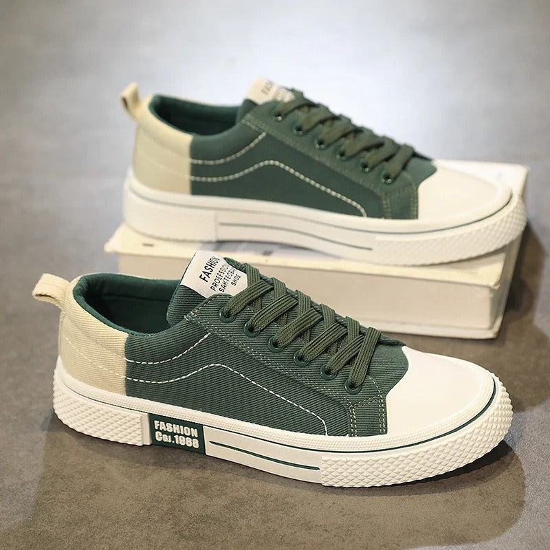 LS | Giorgio Men's Street-Style Canvas Sneakers