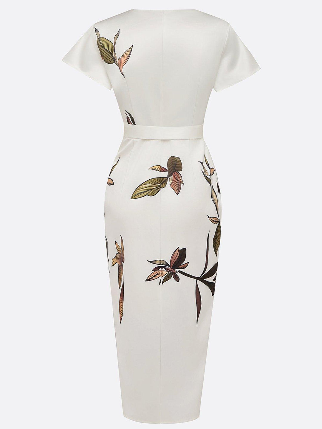 Elin | Elegant Wrap Dress with Floral Print