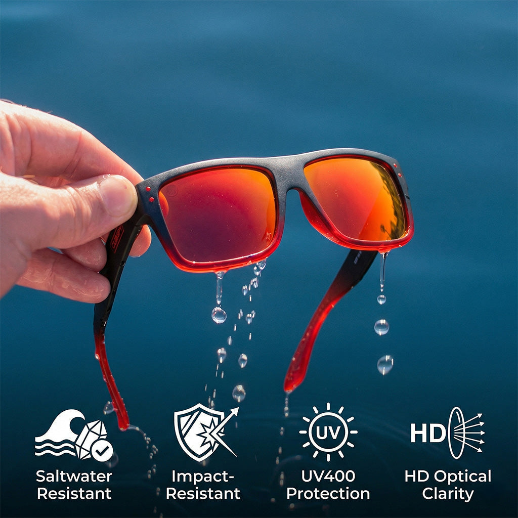 Rex | Fade Square Polarized Sunglasses