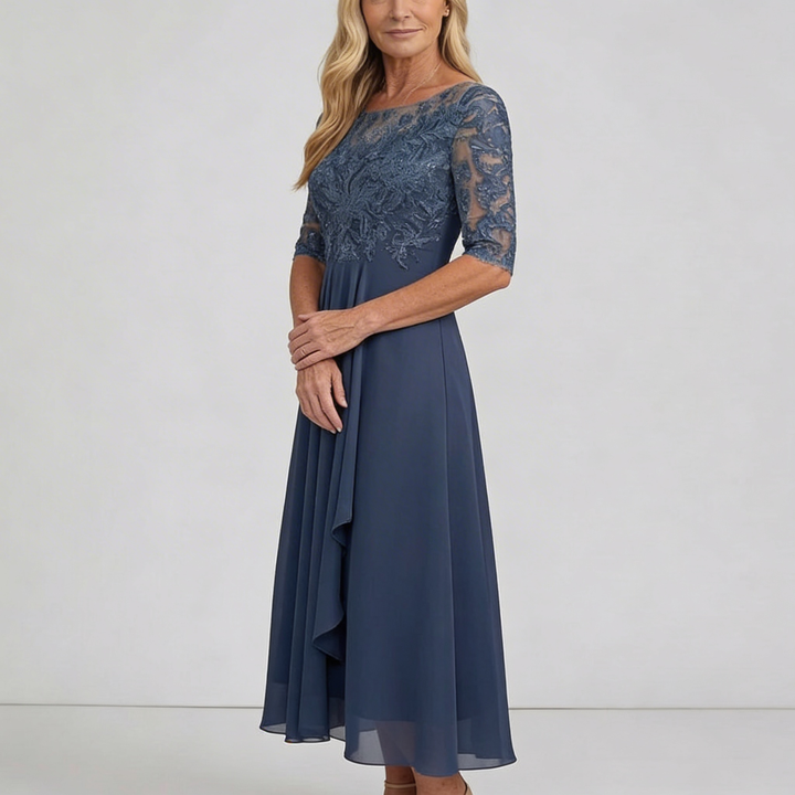 MARIA | Lace Midi Dress Effortless Elegance