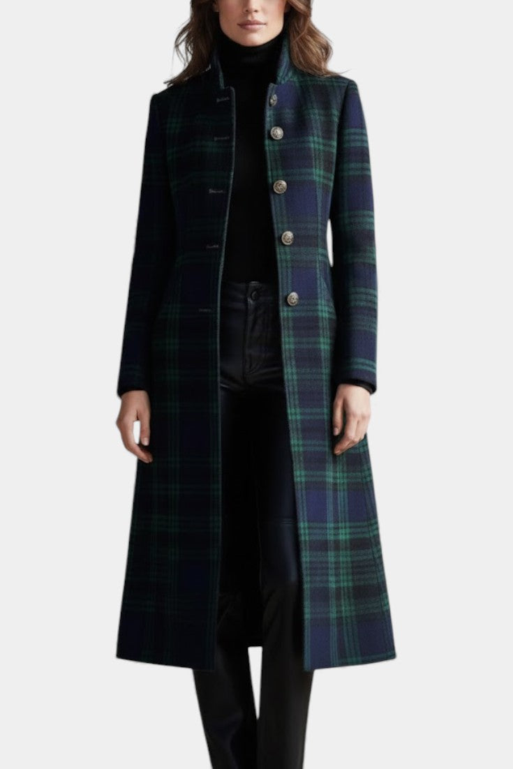 Harper Plaid Coat