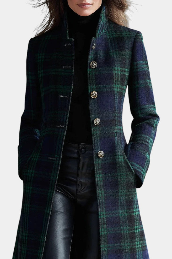 Harper Plaid Coat