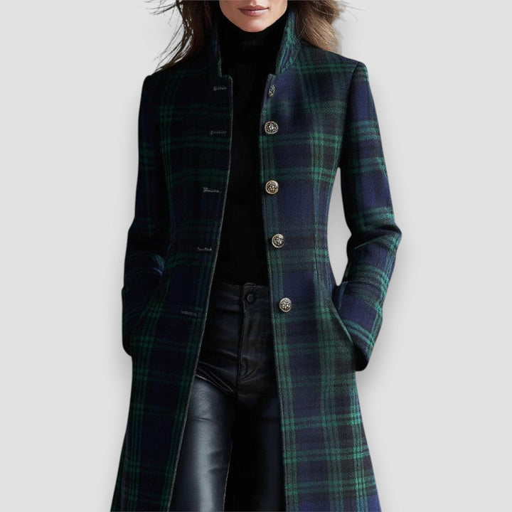 Harper Plaid Coat