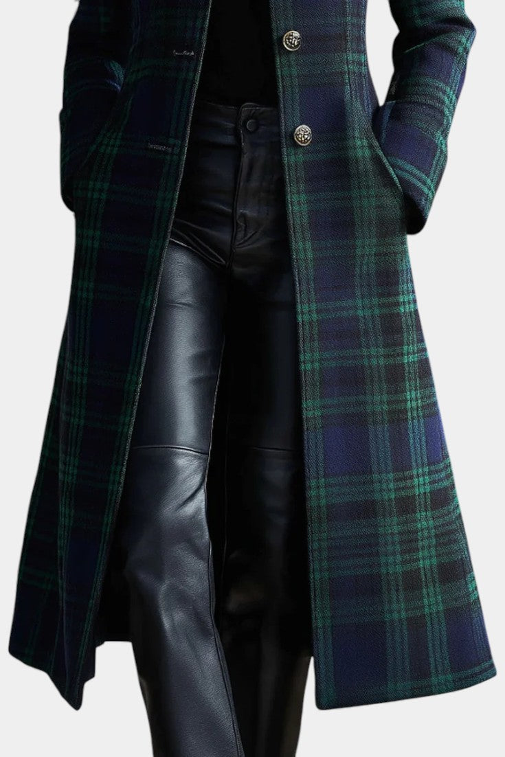 Harper Plaid Coat