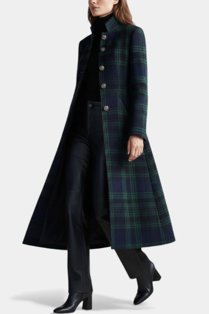 Harper Plaid Coat
