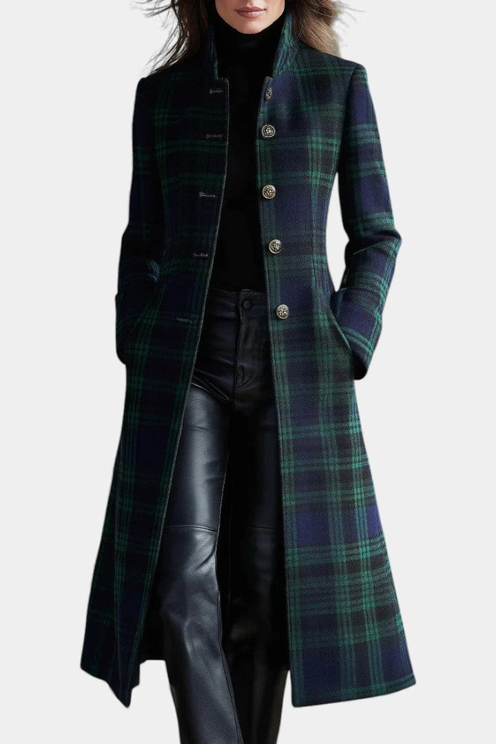 Harper Plaid Coat