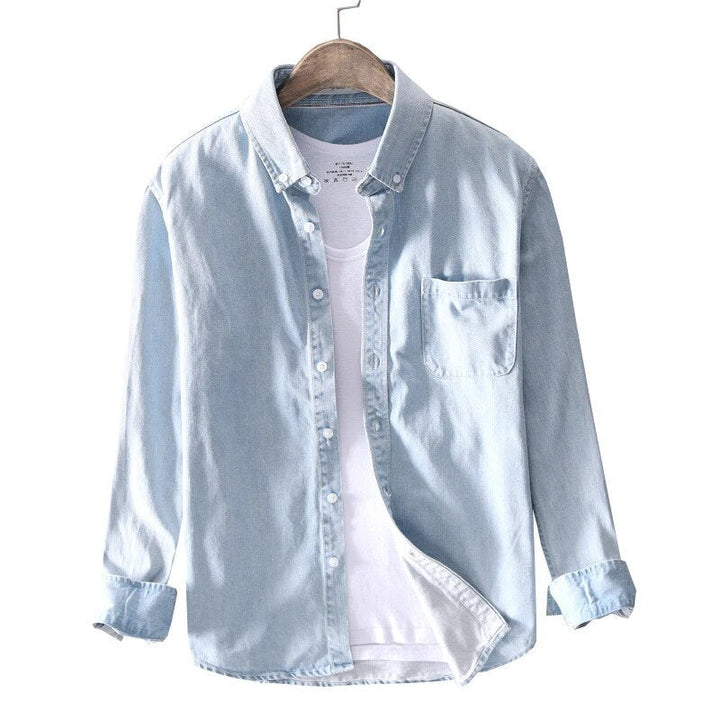 Virgil Cotton Long-Sleeve Denim Shirt